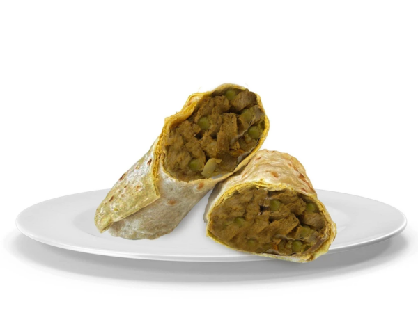 Soya, Peas & Carrots Wrap