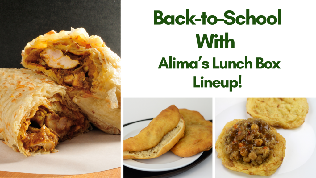 Alima's lunch box lineup.